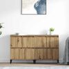 vidaXL Sideboards 2 pcs Rovere artigianale 60 x 35 x 70 cm