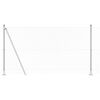 vidaXL Recinzione a maglie con base in cemento 10 x 1,2 m Argento Rete