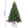 vidaXL Albero di Natale Artificiale con Rami Pieghevoli Verde 180 cm