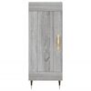 vidaXL Credenza Grigio Sonoma 34,5x34x180 cm in Legno Multistrato