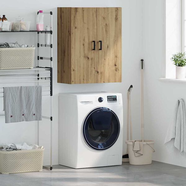 vidaXL Armadietto a muro Rovere artigianale 69,5 x 34 x 90 cm