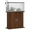 vidaXL Supporto Acquario 81x36x73 cm Legno Multistrato Rovere Marrone