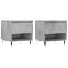 vidaXL Tavolini Salotto 2pz Grigio Cemento 50x46x50 Legno Multistrato