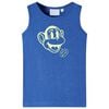 Canotta da Bambino Blu M&eacute;lange 128