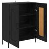 vidaXL Credenza Rovere Nero 69,5 x 34 x 90 cm