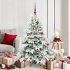 vidaXL Albero di Natale artificiale con 150 LED Bianco 150 cm PE e PVC