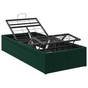 vidaXL Telaio Letto Elettrico Regolabile Verde Foresta