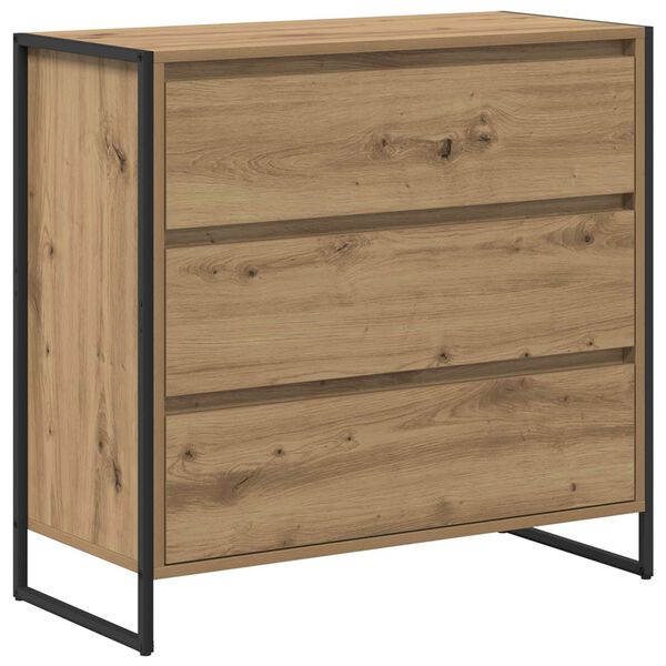 vidaXL Credenza Rovere Artigianale 79 x 36 x 75.5 cm Legno multistrato