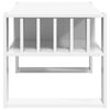 vidaXL Tavolino da salotto Bianco 92 x 49,5 x 45 cm Legno multistrato