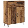 vidaXL Credenza Legno vecchio 69,5 x 34 x 180 cm Legno multistrato
