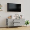 vidaXL Mobile per TV Grigio Cemento 102x44,5x50 cm Legno Multistrato