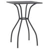 vidaXL Tavolo da Giardino Antracite 50x50x72 cm Rete d'Acciaio