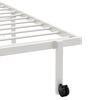 vidaXL Giroletto senza Materasso Pieghevole Bianco 107x203 cm Acciaio