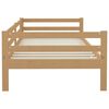 vidaXL Dormeuse Marrone Ambrato in Legno Massello di Pino 90x200 cm
