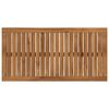 vidaXL Piano del tavolo 88,5 x 45 x 2 cm Rettangolare Naturale