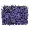 &nbsp;vidaXL Recinzione Foglie Artificiali&nbsp;24 pz Viola 40x60 cm