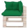 vidaXL Set Divani da Giardino Pallet 7 pz con Cuscini in Legno di Pino