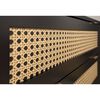 Finori Credenza Vienna 01A Nera con Stampa Rattan