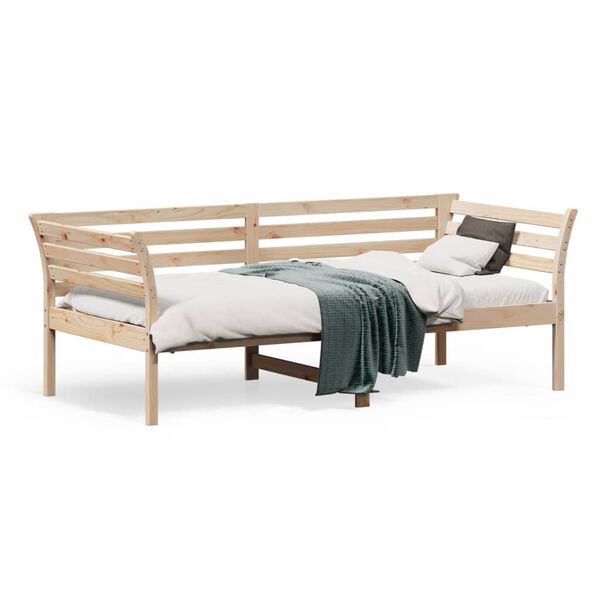 vidaXL Dormeuse senza Materasso 90x190 cm in Legno Massello di Pino