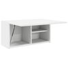 vidaXL Mobile da Bagno a Parete Bianco 60x25x30cm in Legno Multistrato