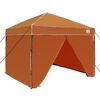 vidaXL Tenda Gazebo Arancione 243 x 243 x 251 cm Tessuto