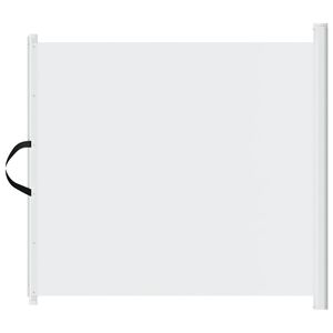 vidaXL Cancelletto Retrattile per Animali Domestici Bianco 82,5x125 cm