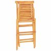 vidaXL Sedie pieghevoli, 8 pezzi, 47x63x90 cm, in legno massello di teak
