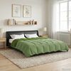 vidaXL Duvet Invernale Trapuntato Verde 200 x 240 cm Microfibra