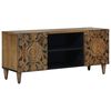 vidaXL Mobile TV Marrone 105 x 33,5 x 46 cm Legno di mango massello