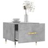 vidaXL Tavolino Salotto Grigio Cemento 50x50x40 cm Legno Multistrato