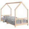 vidaXL Giroletto per Bambini 80x200 cm in Legno Massello di Pino