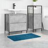 vidaXL Tappetino da bagno antiscivolo Blu 50 x 80 cm PP