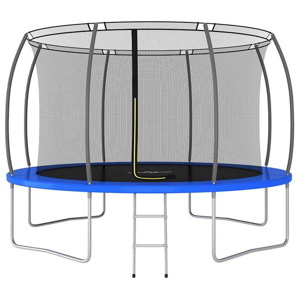 vidaXL Set Trampolino Rotondo 366x80 cm 150 kg