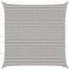 vidaXL Telo Ombra Grigio chiaro e bianco 6 x 6 m HDPE