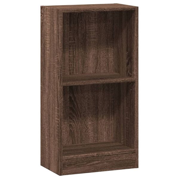 vidaXL Libreria Rovere Marrone 40x24x76 cm in Legno Multistrato