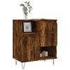 vidaXL Credenza Rovere Fumo 60x35x70 cm in Legno Multistrato
