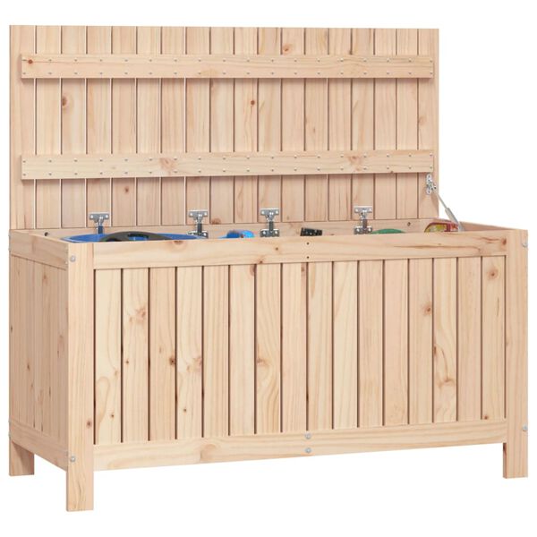 vidaXL Contenitore da Giardino 115x49x60 cm in Legno Massello di Pino