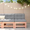 vidaXL Divani Centrali da Giardino 2 pz in Legno Massello di Douglas