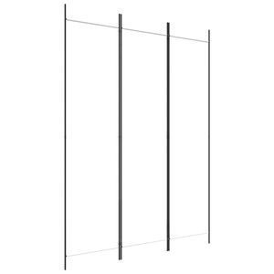 vidaXL Divisorio a 3 Pannelli bianco 150x200 cm in Tessuto