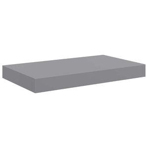 vidaXL Scaffale a Parete Grigio 40x23x3,8 cm in MDF