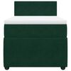 vidaXL Giroletto a Molle con Materasso Verde Scuro 90x190 cm Velluto