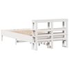 vidaXL Giroletto senza Materasso Bianco 100x200 cm Legno Massello Pino