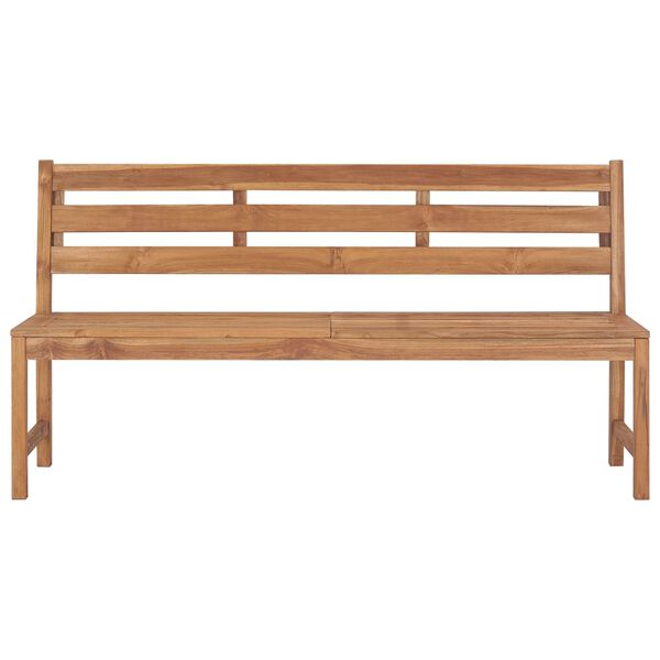 vidaXL Panchina da Giardino 170 cm in Legno Massello di Teak