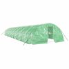 vidaXL Serra con Telaio in Acciaio Verde 90 m&sup2; 18x5x2,3 m