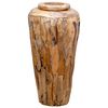 vidaXL Vaso Decorativo 40x80 cm in Legno Massello di Teak