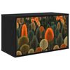 vidaXL Mobile TV da Parete ZAANDAM 69 x 33 x 40 cm Rovere Nero