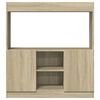 vidaXL Credenza Rovere Sonoma 92x33x100 cm in Legno Multistrato