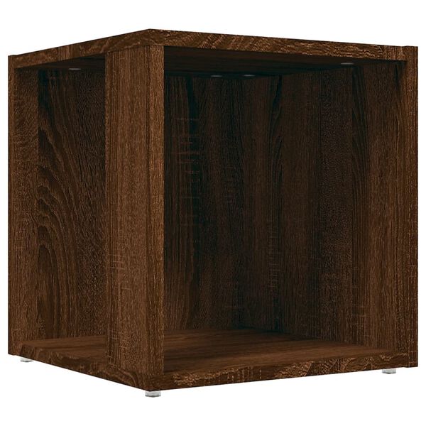 vidaXL Tavolino Salotto Rovere Marrone 33x33x34,5 cm Legno Multistrato