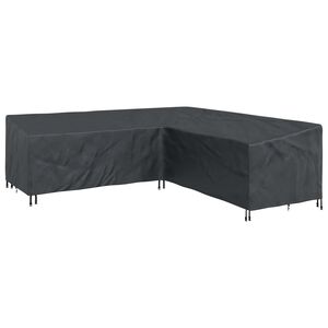 vidaXL Copertura per mobili Nero 270 x 270 x 80 cm Tessuto Oxford 210D