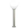 vidaXL Lampada a paletto 80 cm in Acciaio Inox IP44